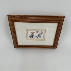 Peggy Dickey Independence Day Signed Limited Edition Print 267/500 Oak Frame